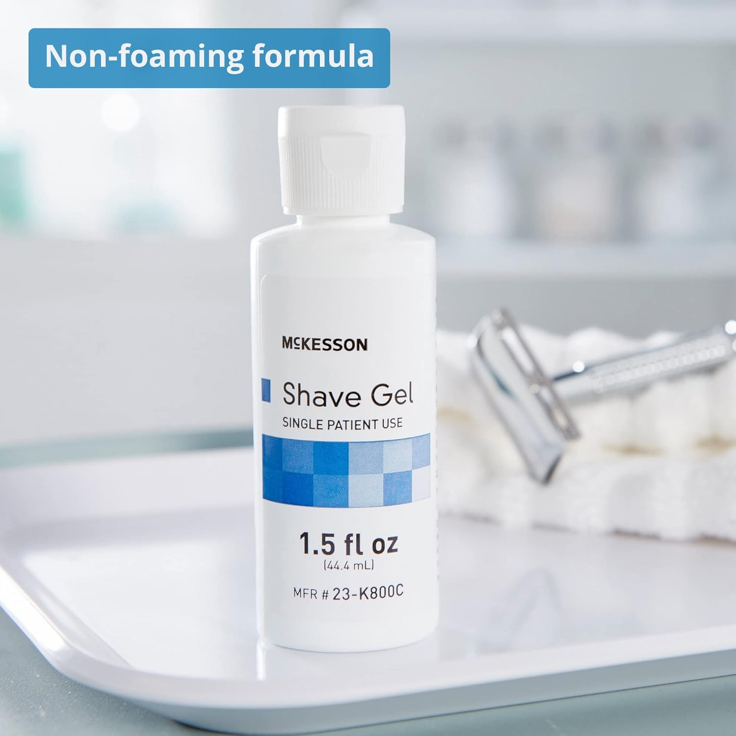 Mckesson Shave Gel, Single Patient Use, 1.5 Fl Oz, 1 Count : Beauty & Personal Care