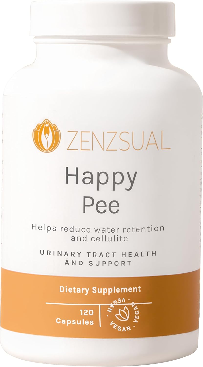 Zenzsual Happy Pee – Urinary Tract Support With Organic Cranberry And D-Mannose - Comprehensive Uti Pain Relief Support For Women - 120 Capsules