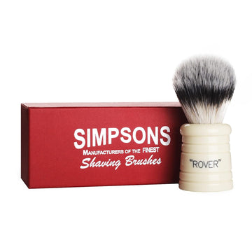 Alexander Simpson Rover Limited Edition Rover Faux Ivory Sovereign Synthetic Shaving Brush, Simpsons Shaving Brush (Sovereign)