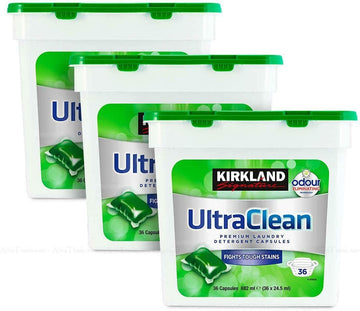 Kirkland Signature Ultra Clean Bio Detergent Laundry Pod Pack Of 3 X 36 Capsules Other