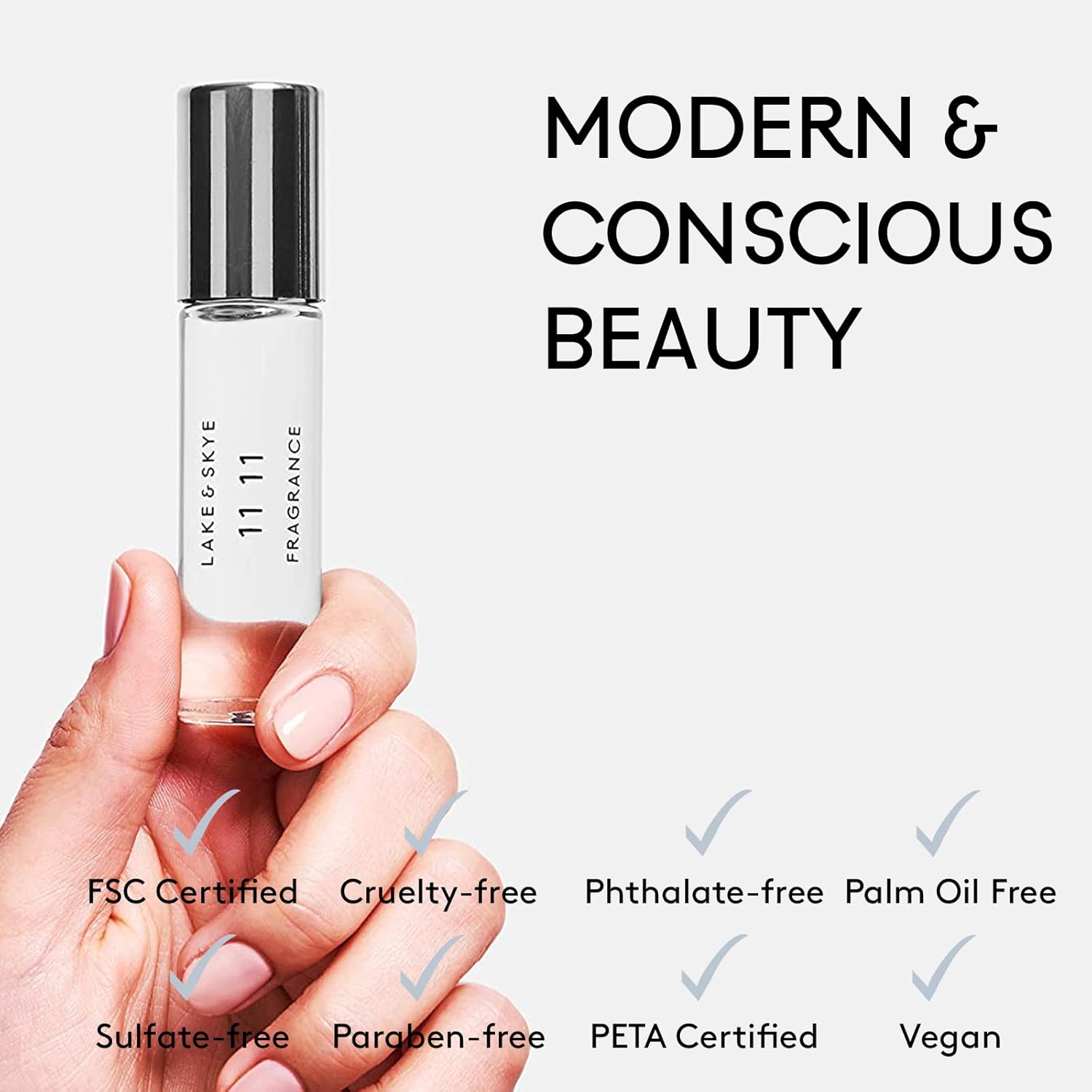 Lake & Skye 11 11 Rollerball Fragrance Oil, 0.33 Fl Oz (10 Ml) - Sheer, Uplifting Scent : Beauty & Personal Care