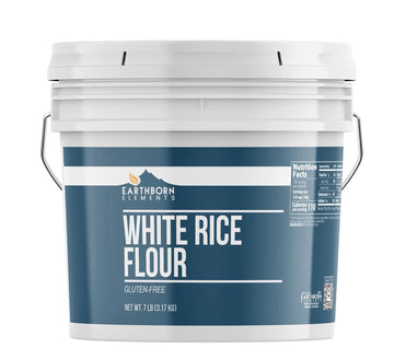 Earthborn Elements White Rice Flour (1 Gallon), Gluten-Free Baking, Always Pure