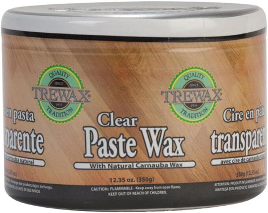 Trewax Paste Wax with Carnauba Wax, Clear, 12.35-Ounce, Ideal on Hardwood Floors, Fine Furniture, Granite, Marble and Bronze : Health & Household