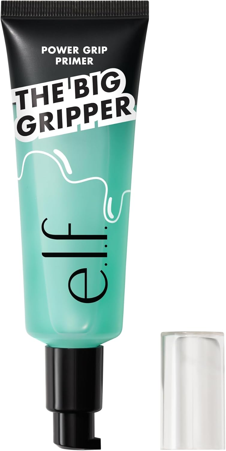 E.L.F. Power Grip Primer Jumbo, Gel-Based & Hydrating Face Primer For Smoothing Skin & Gripping Make-Up, Moisturises & Primes, 2.5 Oz
