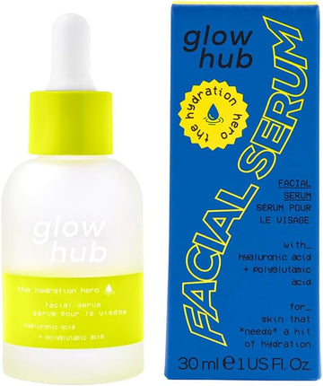 Glow Hub The Hydration Hero Facial Serum With Hyaluronic Acid And Polyglutamic Acid For All Skin Types 30Ml