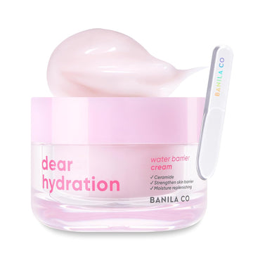 Banila Co Dear Hydration Water Barrier Cream | Lightweight Moisturizer For Soft Skin | Improve Skin Barrier With Ceramide | Dermatologist Tested (50Ml / 1.69 Fl Oz)