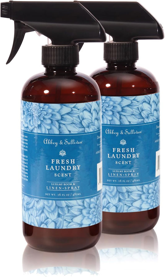 Abbey & Sullivan Linen Spray, Fresh Laundry, Pack of 2, 16 oz. : Health & Household