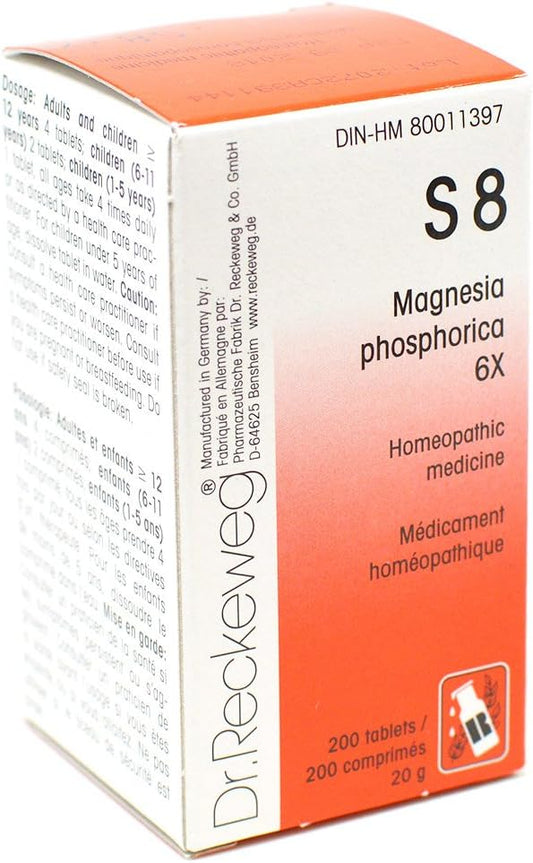 Dr. Reckeweg S8 6X (200 Tablets) : Health & Household
