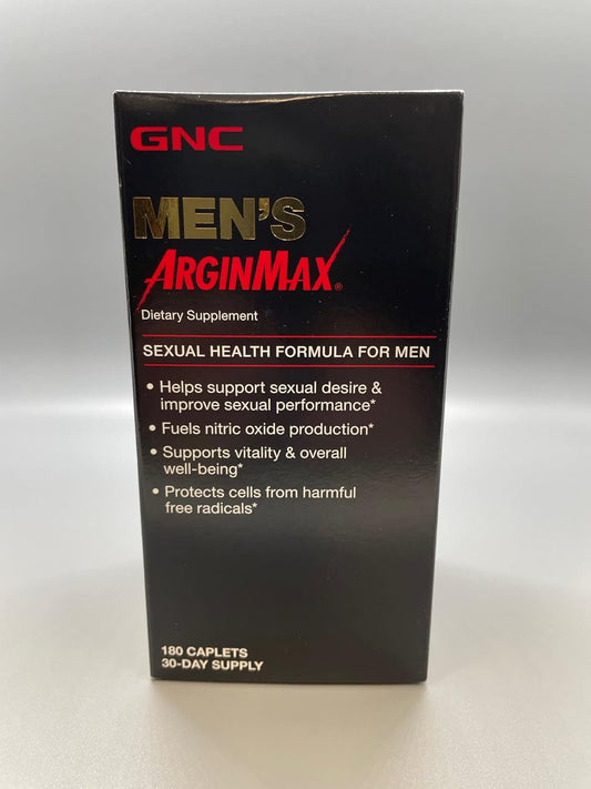 Gnc Mens Arginmax, Sexual Health Formula For Men - 180 Caplets