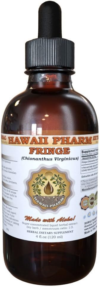 Fringe Tree Liquid Extract, Fringe Tree (Chionanthus Virginicus) Tincture Supplement 2 Oz