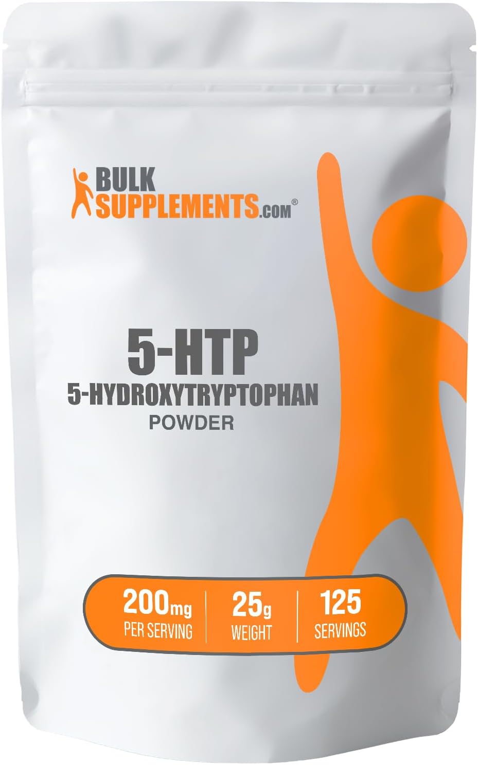 BulkSupplements.com 5-HTP Powder - 5-Hydroxytryptophan, 5 HTP Supplement - 5-HTP 200mg, Mood Support Supplement - Gluten Free, 200mg per Serving, 25g (0.88 oz) (Pack of 1)