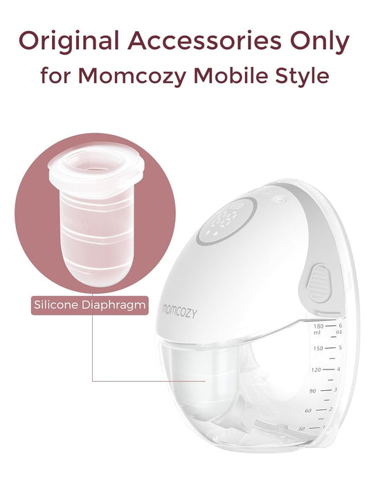 Momcozy Mobile Style | M6 Diaphragm, Original Mobile Style | M6 Breast Pump Replacement Accessories, 2Pcs