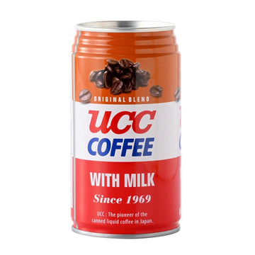 Ucc Original Blend Coffee With Milk, Ready To Drink Coffee, Imported From Japan, 11.3 Oz (Pack Of 24)