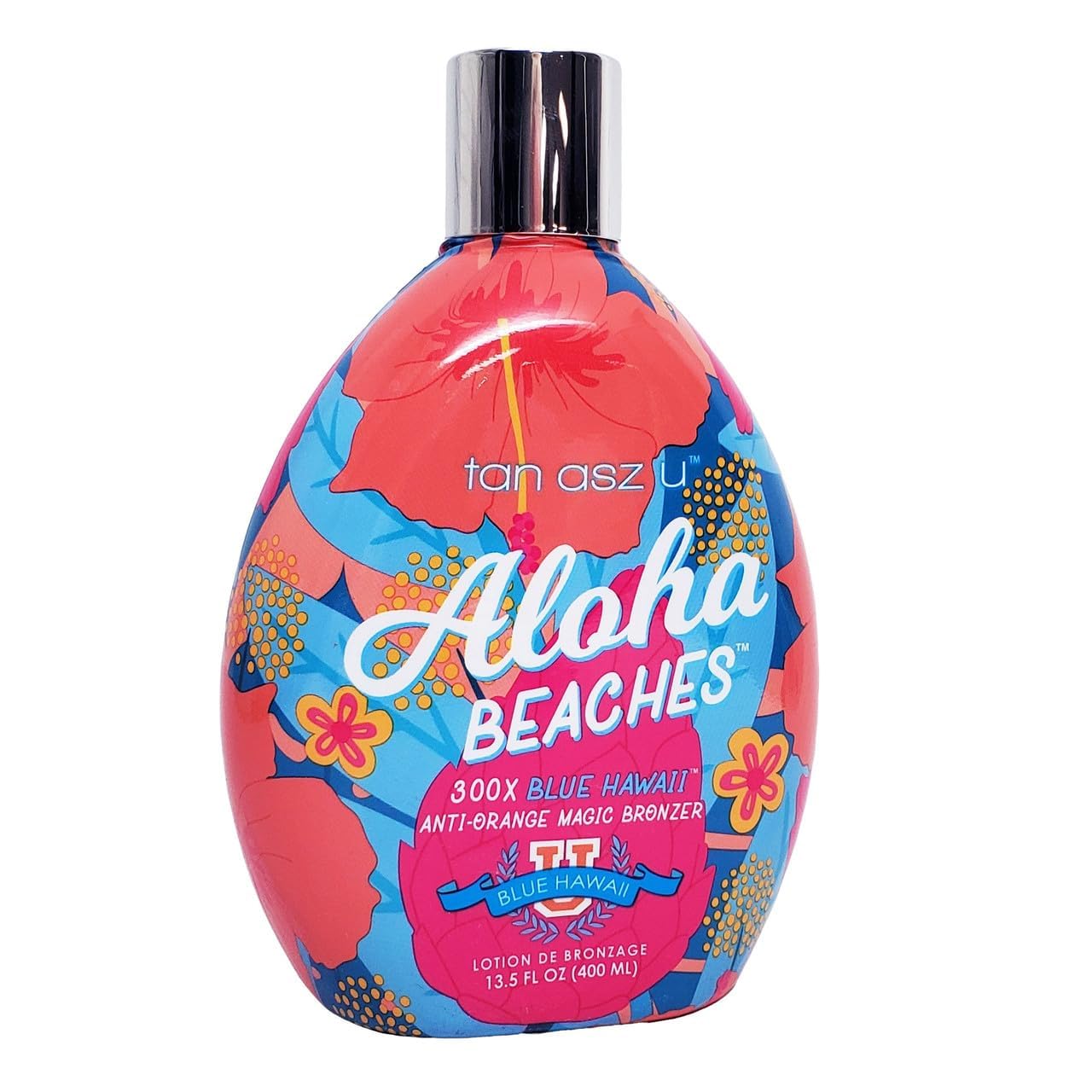 Aloha Beaches 300X Blue Hawaii Bronzer Tanning Lotion 13.5 Oz