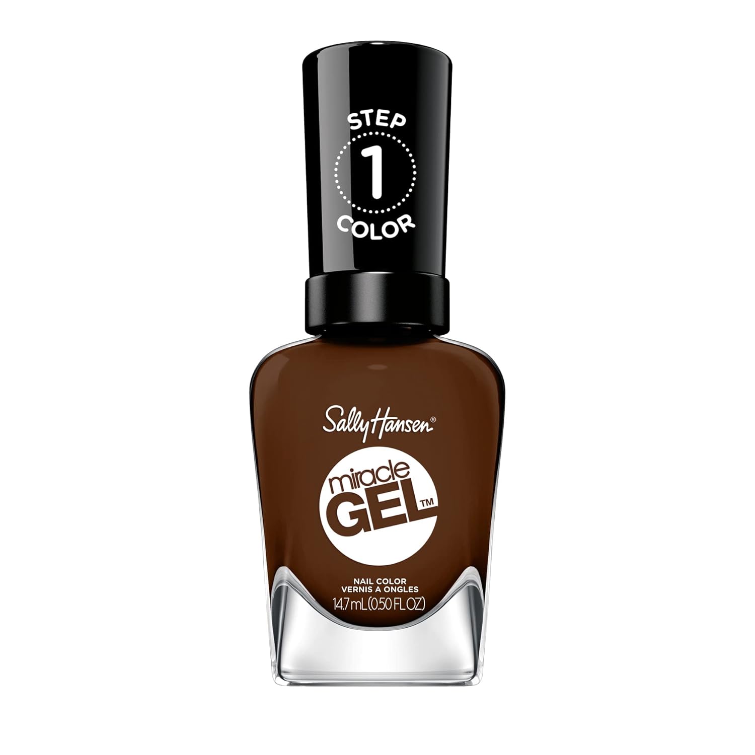 Sally Hansen Miracle Gel™, Been There, Dune That, Long Lasting, Gel-Like Formula, No Uv Lamp Needed, Brown Nail Polish