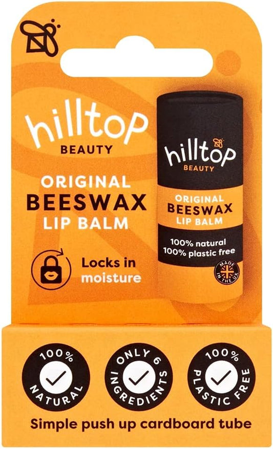 Hilltop Honey - Original Beeswax Lip Balm - Plastic Free - 6.25G