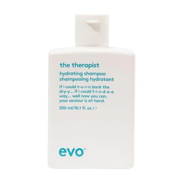 Evo The Therapist Hydrating Shampoo - Hydrates, Strengthen And Softens Whilst Improving Shine - Protects Colour Treated Hair, Helps To Detangle