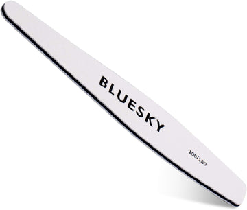 Bluesky Nail File, Curved, Professional Nail Tool For Gel Nails, Double Sided Dual Grade Grit 100/180, Emery Board, Manicure and Pedicure Accessories : Amazon.co.uk: Beauty