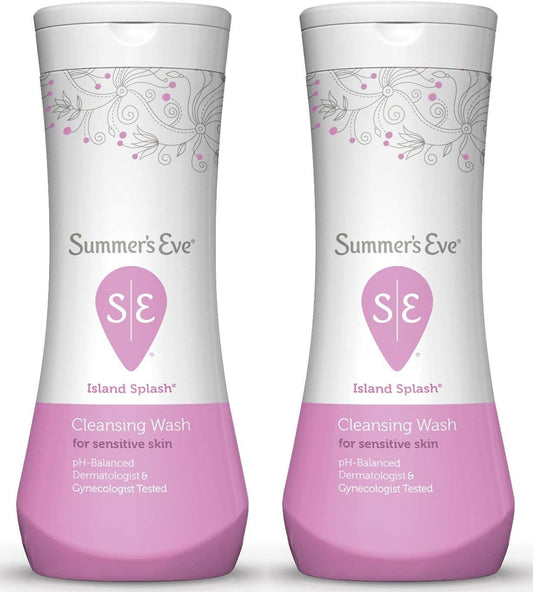 Summer's Eve Cleansing Wash Island Splash, 12 Ounce (Pack of 2) : Health & Household