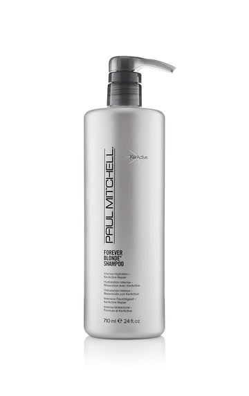 Paul Mitchell Forever Blonde Shampoo, Hydrates + Repairs, For Blonde Hair, 24 Fl. Oz