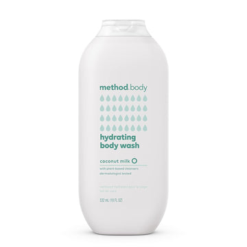 Method Hydrating Body Wash, Coconut Milk, Paraben and Phthalate Free, 18 oz (Pack of 1)