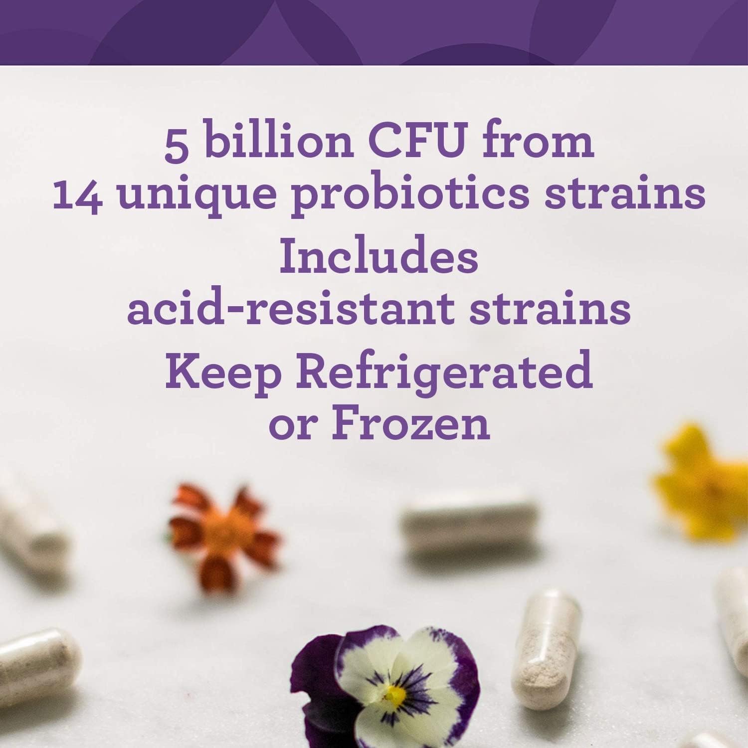 Innate Response Formulas Flora 5-14 Complete Care - Probiotic Supplement - 5 Billion Cfu - 14 Probiotic Strains - Supports Digestive Health - Vegetarian - Made Without 9 Food Allergens - 60 Capsules : Health & Household
