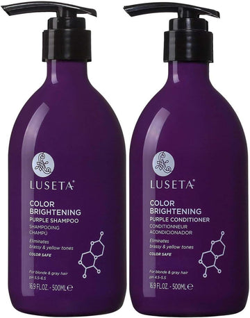 Luseta Tea Tree Shampoo And Conditioner Set For Dandruff And Dry Itchy Scalp, For Oily Hair And For Greasy Hair, Clarifying Shampoo With Argan Oil Helps Promote Hair Growth 2 X 500Ml