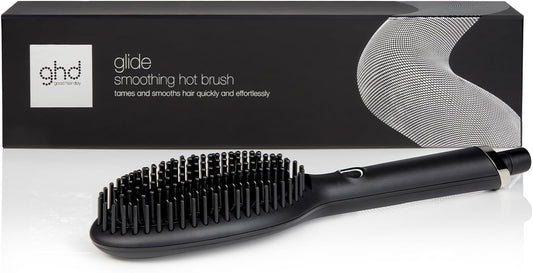 Ghd Glide Smoothing Hot Brush - For Smooth, Glossy & Frizz-Free Results - For All Hair Types (Uk Plug)