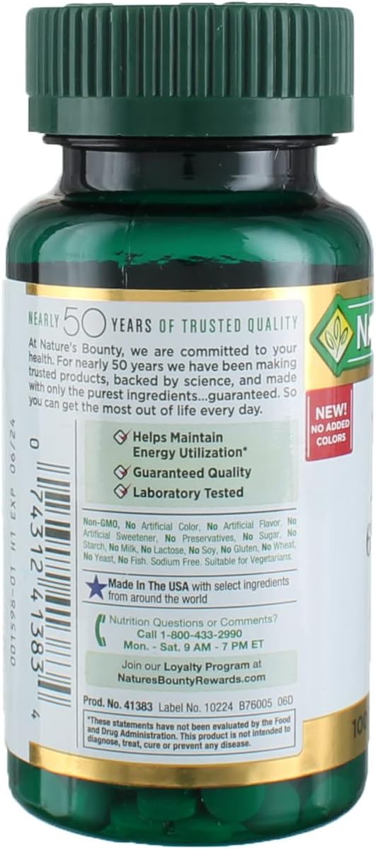 Nature's Bounty Iron 65 Mg.(325 mg Ferrous Sulfate), 100 Count (Pack of 2) : Health & Household