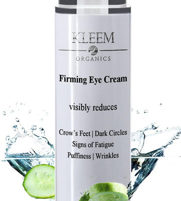 Kleem Organics Anti Aging Eye Cream - Reduces Dark Circles, Puffiness, Bags, Crow'S Feet, Fine Lines & Sagginess