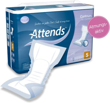 Attends Contours Air Comfort 5, Pack Of 42