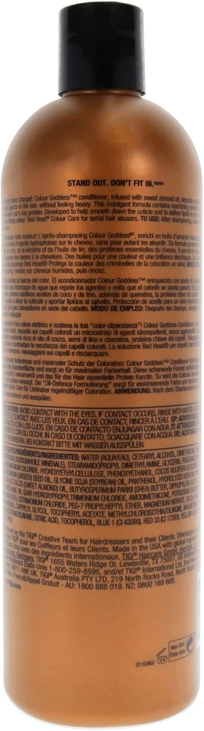 Bed Head By Tigi Colour Goddess Conditioner For Coloured Hair 200 Ml