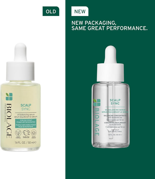 Biolage Scalp Sync Oil Balancing Serum, For Oily Scalp, Balances And Removes Excess Sebum, 50Ml