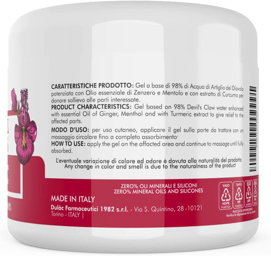 Dulàc - Devil'S Claw 98% Cream Maximum Strength 16.9 Fl Oz, Natural Joint And Muscle Relaxer Cream For Recurring Muscle And Joint Pain, Enriched With Menthol For Cool Effect