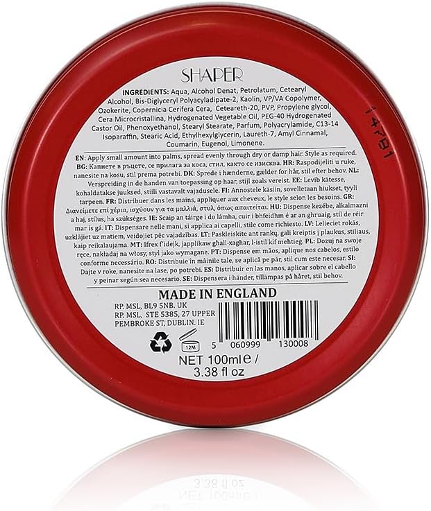 Dapper Dan Signature Style Shaper, Strong Hold Dry Finish Hair Shaper Clay, for Short to Medium Length Styles, Creates Texture and Seperation, Tuscan Vanilla Fragrance, 100ml : Amazon.co.uk: Beauty