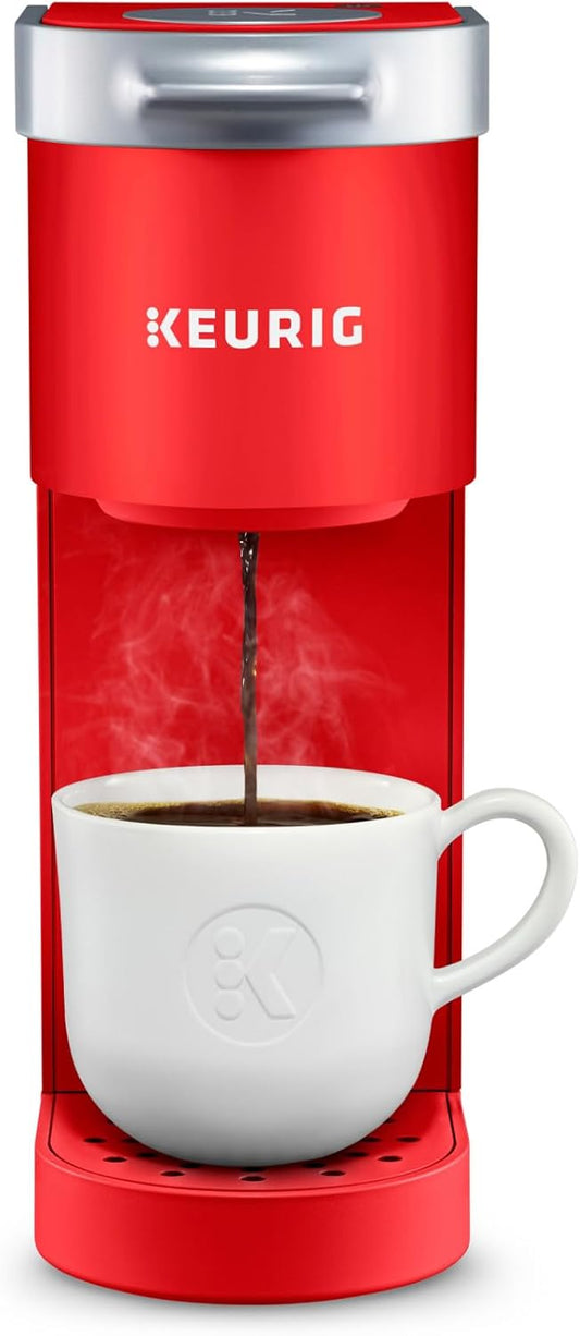 Keurig K-Mini Single Serve K-Cup Pod Coffee Maker, Poppy Red