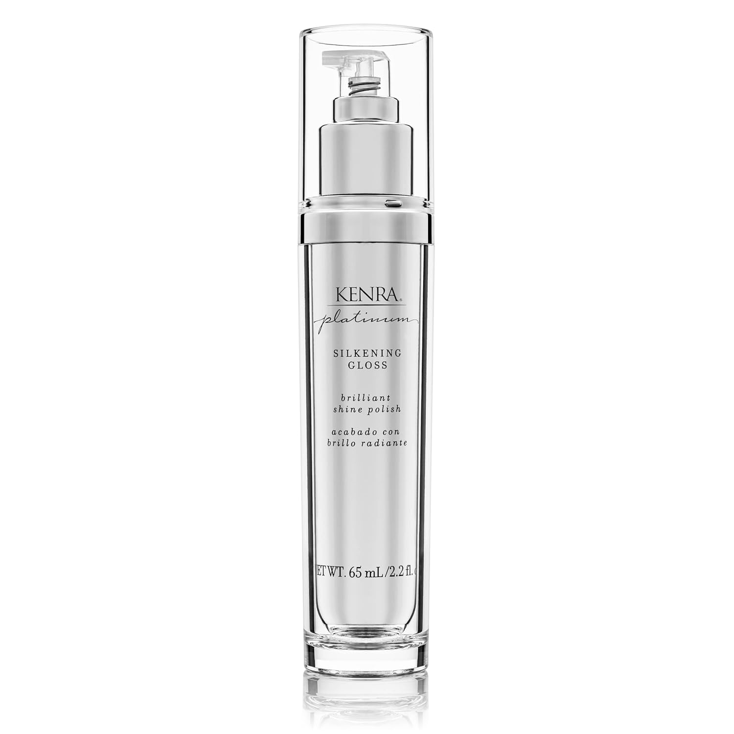 Kenra Platinum Silkening Gloss | Brilliant Shine Polish | Tames Frizz & Smooths Flyaways | Lightweight Formula | Protects Against Humidity | Smooths Dry Ends | Medium To Coarse Hair