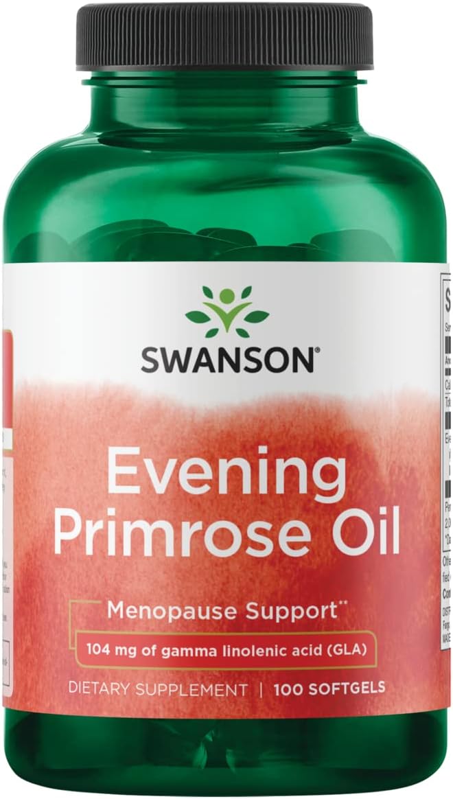 Swanson Evening Primrose Oil (Omegatru) 1300 Milligrams 100 Sgels