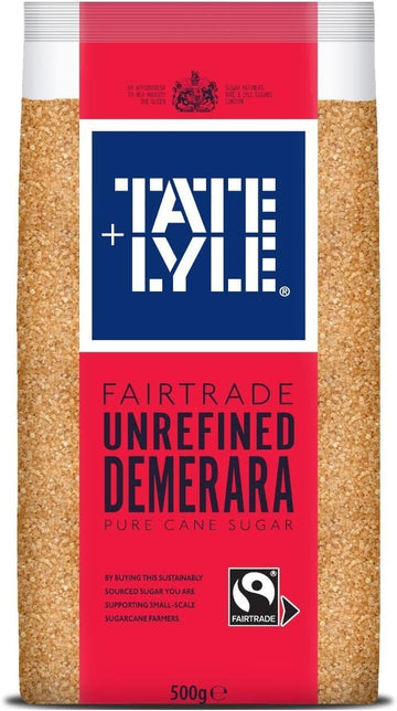 T & L Demerara Sugar 3Kg | Natural & Unrefined | Deliciously Sweet | Brown Sugar | Splash Resistant | Pure Cane Sugar | With Caramel Notes | Prefered By Pastry Chefs