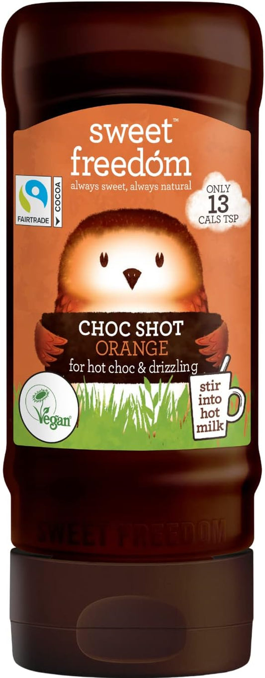 Sweet Freedom Vegan Winter Warmers Bundle - X1 Orange Spice Choc Shot 320 G, X1 Gingerbread Syrup 350 G & X1 Cinnamon Syrup 350 G