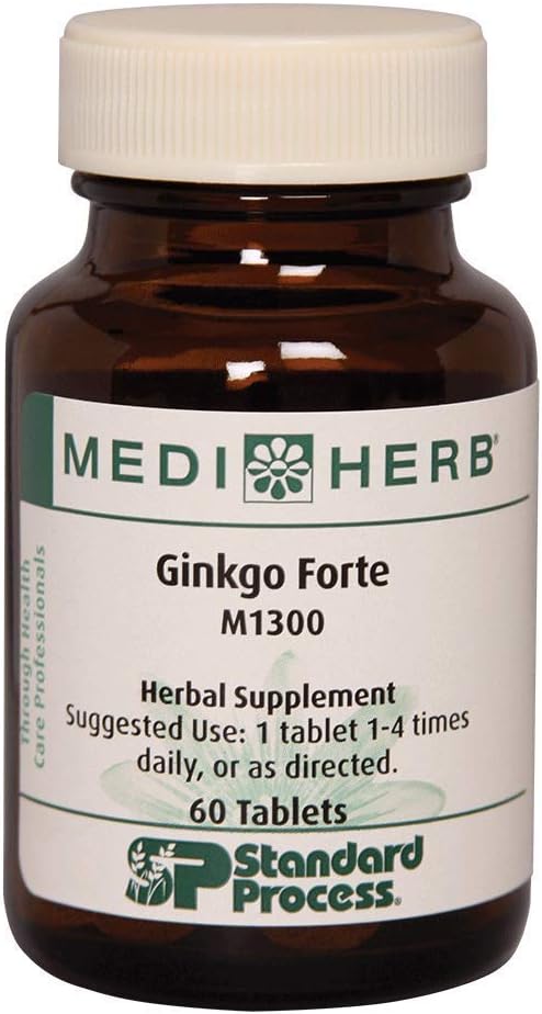 Ginko Forte M1300 60 T By Medi Herb : Health & Household