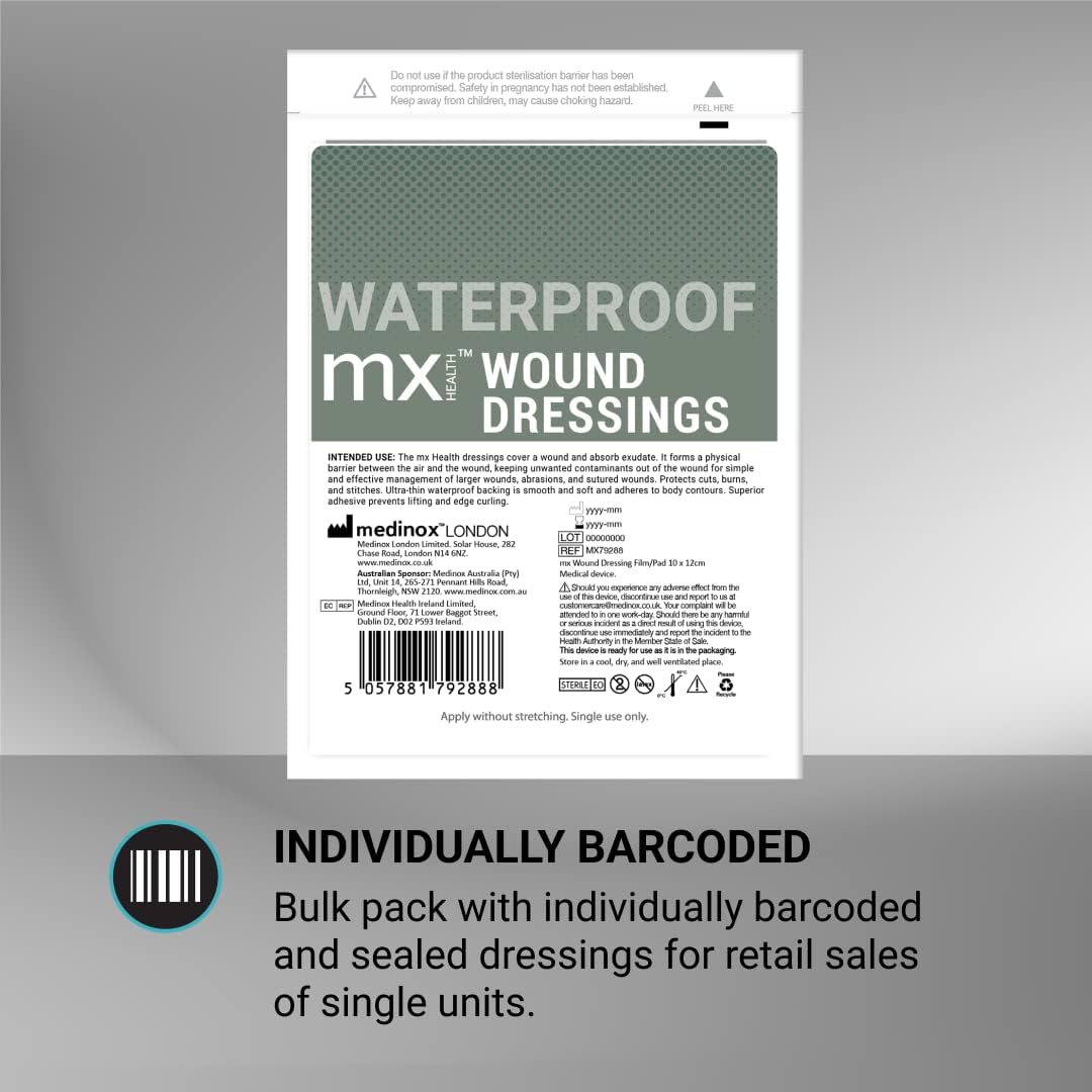 Wound Dressing Film+PAD 10x10CM (30'S) : Amazon.co.uk: Health & Personal Care