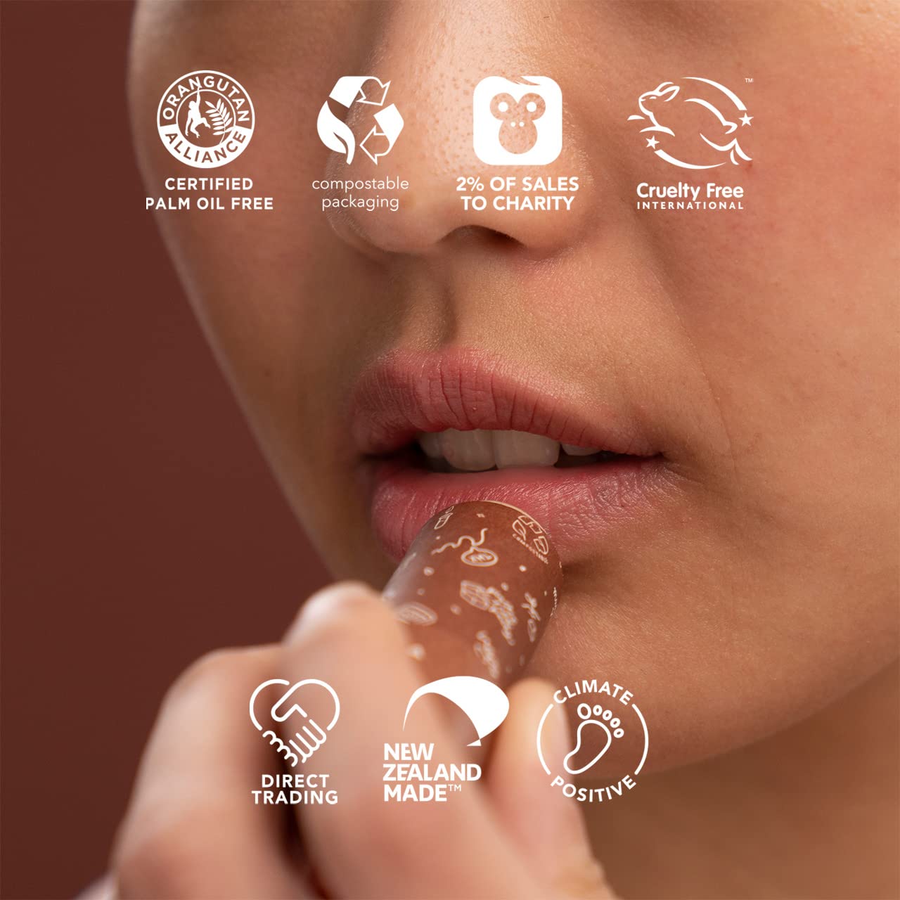 Ethique So Cocoa Nourishing Lip Balm - Plastic-Free, Vegan, Cruelty-Free, Eco-Friendly, 0.32 oz (Pack of 1) : Beauty & Personal Care