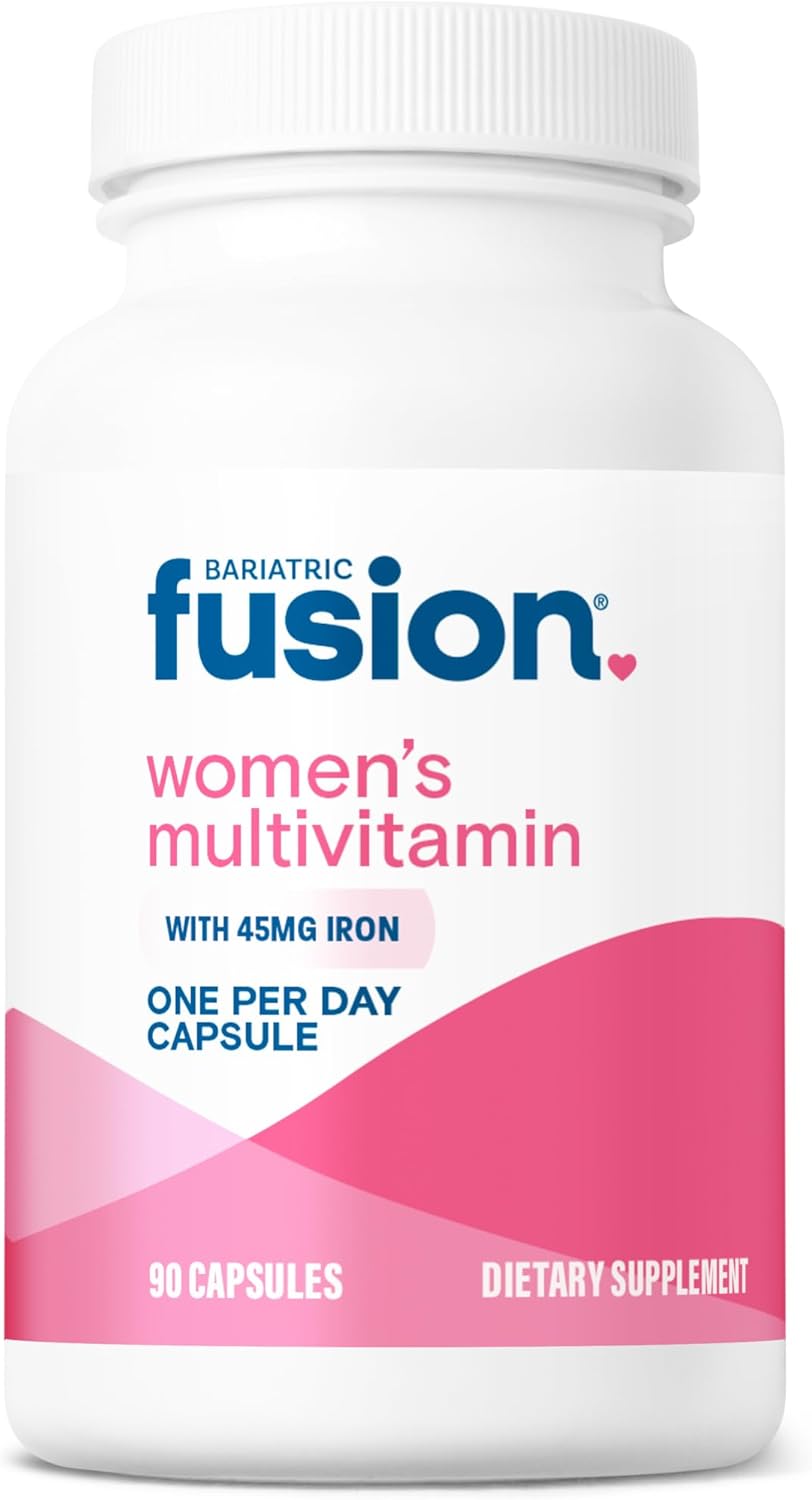 Bariatric Fusion One Per Day Bariatric Multivitamin With Iron For Women | With Hair And Nails Vitamin Blend | Gastric Bypass And Sleeve Gastrectomy | 90 Count | 3 Month Supply