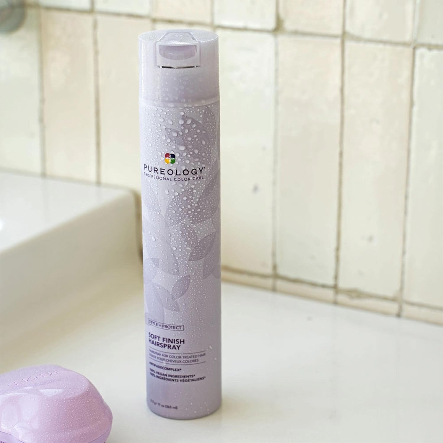 Pureology Style + Protect Soft Finish Hairspray | For Color-Treated Hair | Flexible Hold, Non-Drying Hairspray | Silicone Free | Vegan | Updated Packaging | 11 Oz.| : Beauty & Personal Care