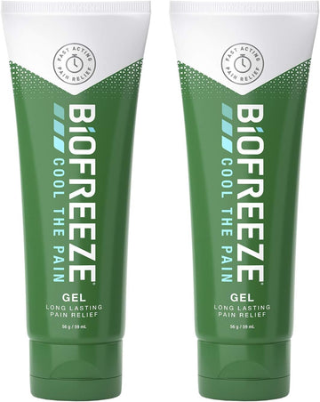 Biofreeze Cooling Gel 59 Ml - Muscle & Joint Pain Relief, Eases Discomfort, Targets Small & Large Areas, Effective For Muscles, Bones, Joints, And Fever Alleviation