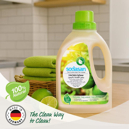 Sodasan Organic Fabric Softener Lime (6 X 750 Ml)
