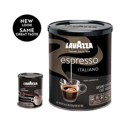 Lavazza Espresso Italiano Ground Coffee Blend, Medium Roast, 8 Ounce (Pack of 6)
