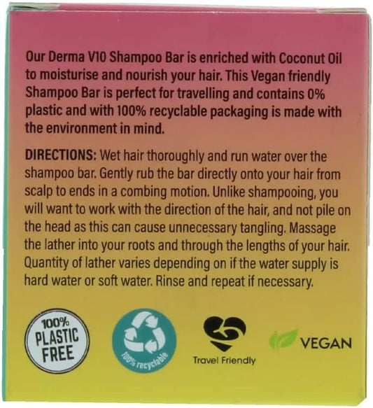 Mam Derma V10 50G Shampoo Bar Coconut White