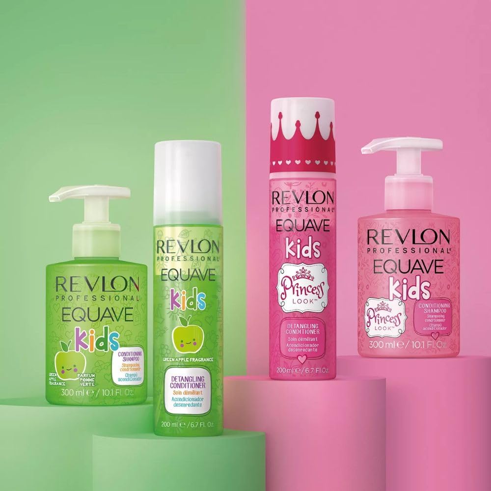 Revlon Professional Equave Kids Princess Look Conditioning Shampoo, Detangling Shampoo For Kids (300ml) (Pack of 2) : Amazon.co.uk: Beauty